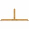 Ekena Millwork Portland Rough Sawn Timber Gable Bracket, Western Red Cedar, 108"W x 45"H x 2"D x 6"F, 10/12 Pitch GBW108X45X0206POR00RWR - alternate 1